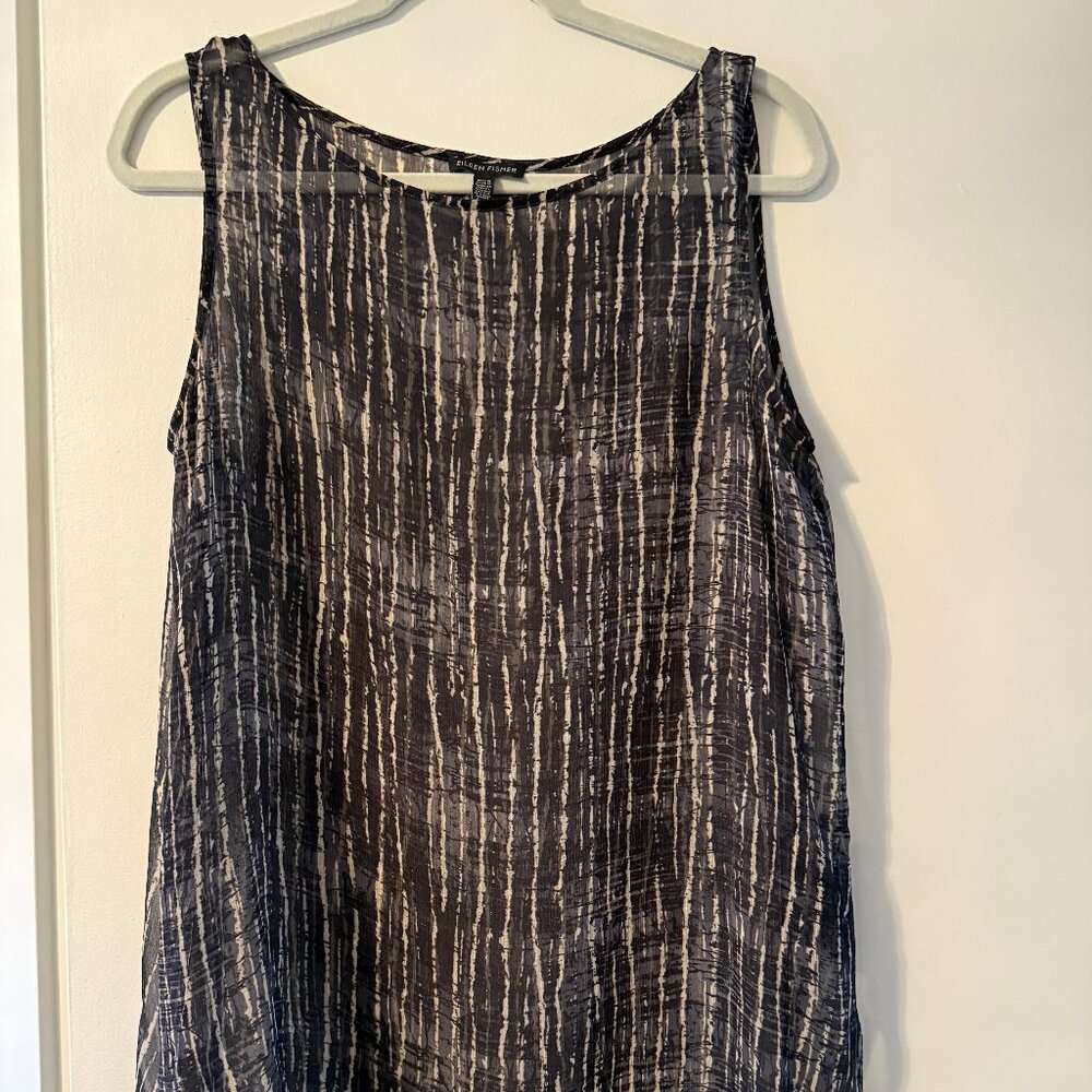 Eileen Fisher Silk Hi-Low tunic